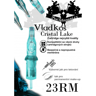 Prémiová tetovací cartridge VLADKOS CRISTAL LAKE 23RM