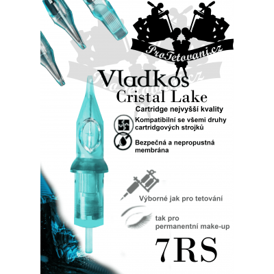 Premium tattoo cartridge VLADKOS CRISTAL LAKE 7RS