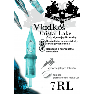 Premium tattoo cartridge VLADKOS CRISTAL LAKE 7RL