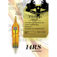 Professional tattoo cartridge Vladkos Golden Road 14RS