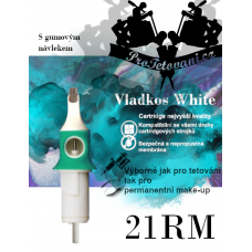 Vladkos White tattoo cartridge with 21RM sleeve