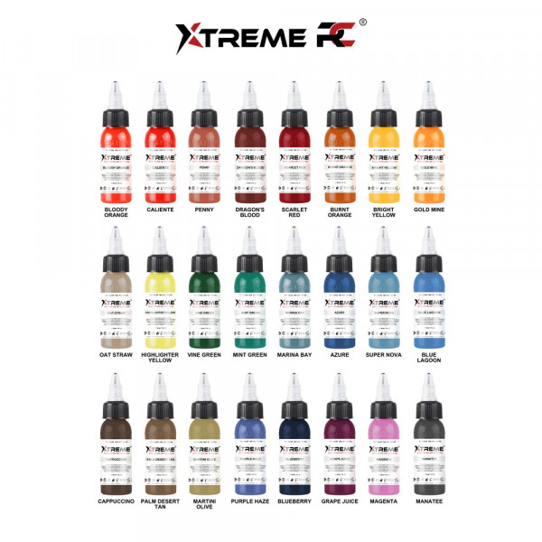 XTreme Ink - COMPLEMENTARY SET 24 pcs 30ml