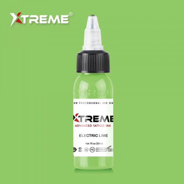 XTreme Ink - ELECTRIC GREEN tetovací barva 30ml