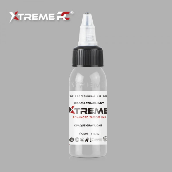 XTREME Ink OPAQUE GRAY LIGHT tattoo ink 30ml