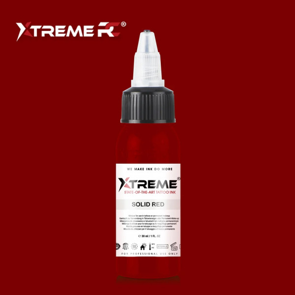 XTreme Ink - SOLID RED tetovací barva 30ml