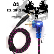 Curved LED Rca Cord for PINK tattoo machines
