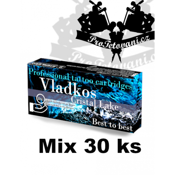 Basic MIX of tattoo cartridges Vladkos Cristal Lake 30 pcs
